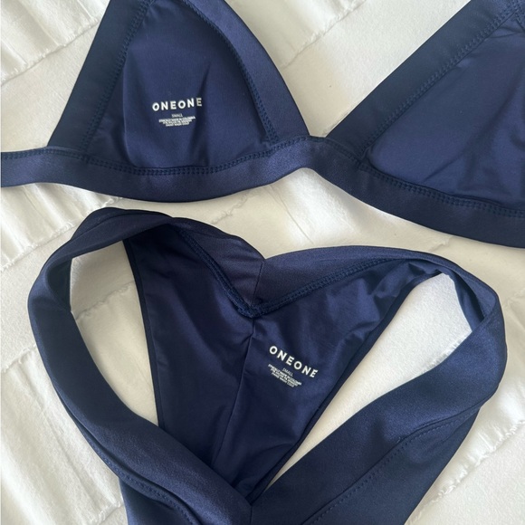 OneOne Swimwear, Navy, Dark Blue Bikini Set - Picture 5 of 6